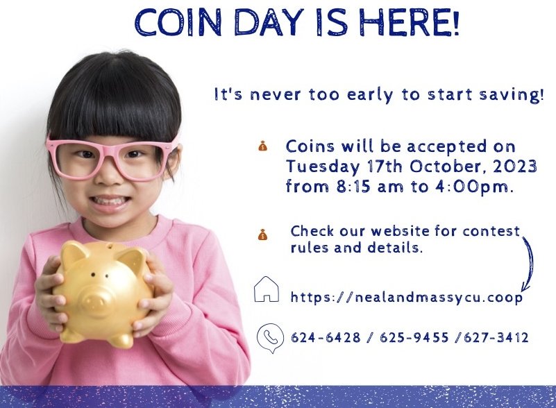 Coin Day flyer 2023